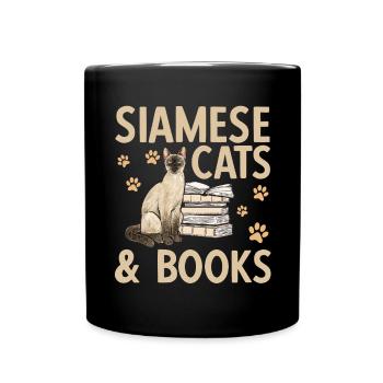 Siamese Cat Siamese Cat - Full Colour Mug - black - Front