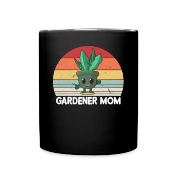 Jardinage Maman Jardinier Amateur Maman - Mug uni - noir - Devant