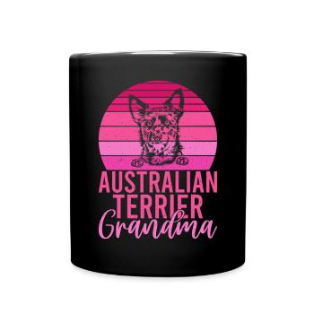 Australian Terrier Gifts - Full Colour Mug - black - Front