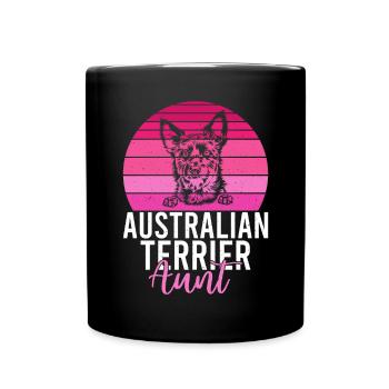 Australian Terrier Gifts - Full Colour Mug - black - Front