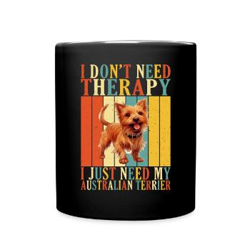 Australian Terrier Gifts - Full Colour Mug - black - Front