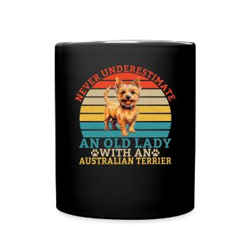 Cadeaux pour terrier australien - Mug uni - noir - Devant