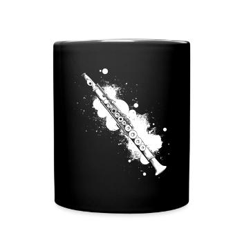 Flute Graffiti - Full Colour Mug - black - Front
