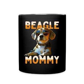 Beagle Maman Chiens Maman Maman Fête des Mères Beagles Maman - Mug uni - noir - Devant