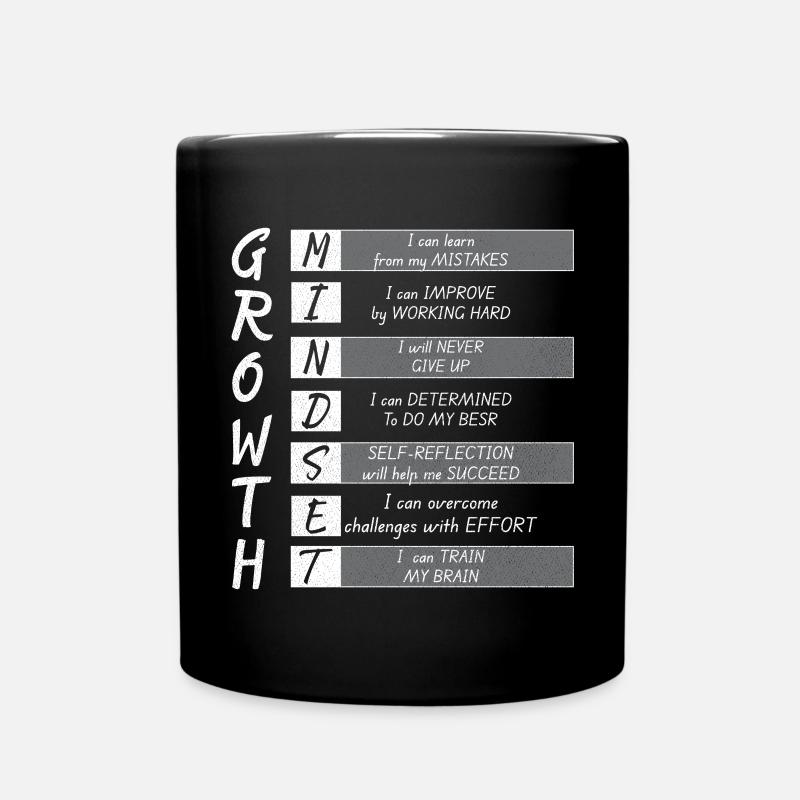 GROWTH MINDEST - Full Colour Mug - black