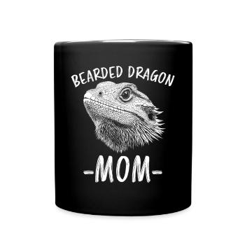 Dragon barbu disant Fun Drôle Dragon barbu cadeau - Mug uni - noir - Devant