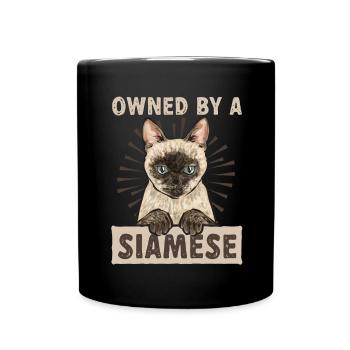 Siamese Cat Siamese Cat - Full Colour Mug - black - Front