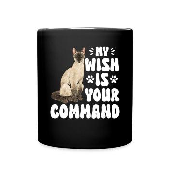Siamese Cat Siamese Cat - Full Colour Mug - black - Front