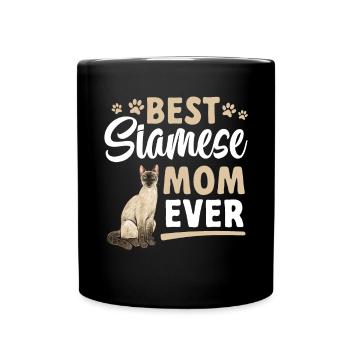 Siamese Cat Siamese Cat - Full Colour Mug - black - Front