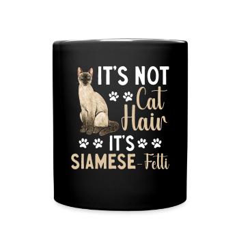 Siamese Cat Siamese Cat - Full Colour Mug - black - Front