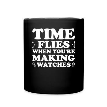 Watchmaker Watchmaking Horologist Horologies - Full Colour Mug - black - Front
