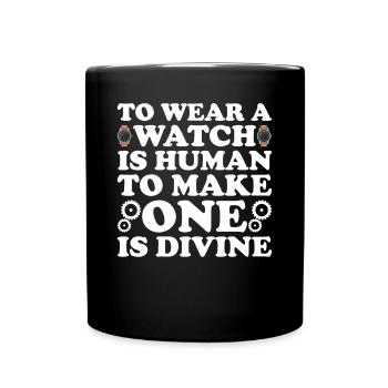 Watchmaker Watchmaking Horologist Horologies - Full Colour Mug - black - Front
