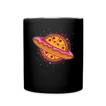 Donut Pizza Donut Glasierte Maschine Liebhaber Donut - Tasse einfarbig - Schwarz - Vorne