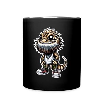 Bearded dragons - Full Colour Mug - black - Front