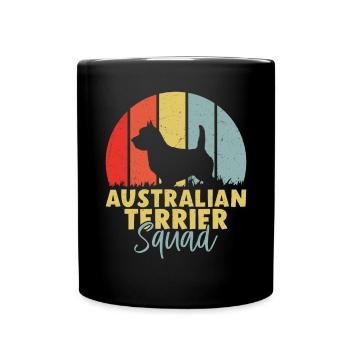 Australian Terrier Gifts - Tasse einfarbig - Schwarz - Vorne