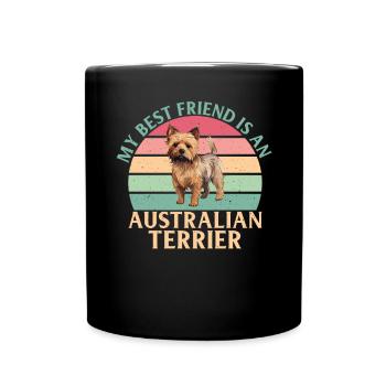 Australian Terrier Gifts - Full Colour Mug - black - Front