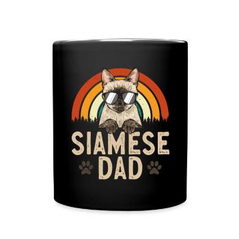 Siamese Cat Siamese Cat - Full Colour Mug - black - Front