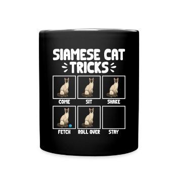 Siamese Cat Siamese Cat - Full Colour Mug - black - Front