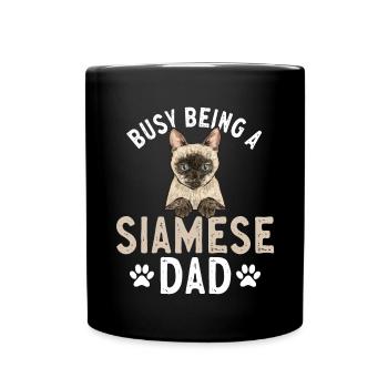 Siamese Cat Siamese Cat - Full Colour Mug - black - Front
