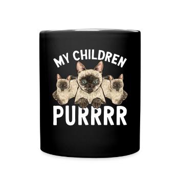 Siamese Cat Siamese Cat - Full Colour Mug - black - Front