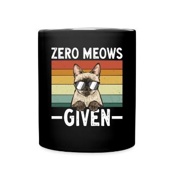 Siamese Cat Siamese Cat - Full Colour Mug - black - Front