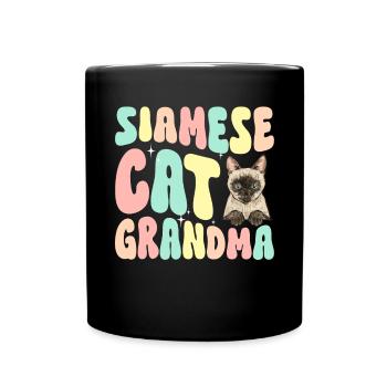 Siamese Cat Siamese Cat - Full Colour Mug - black - Front