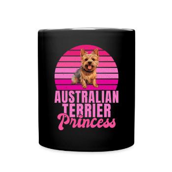 Australian Terrier Gifts - Tasse einfarbig - Schwarz - Vorne