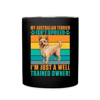 Cadeaux pour terrier australien - Mug uni - noir - Devant