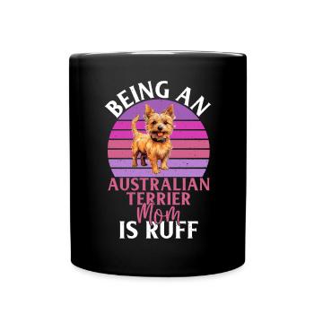 Cadeaux pour terrier australien - Mug uni - noir - Devant
