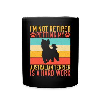 Australian Terrier Gifts - Full Colour Mug - black - Front
