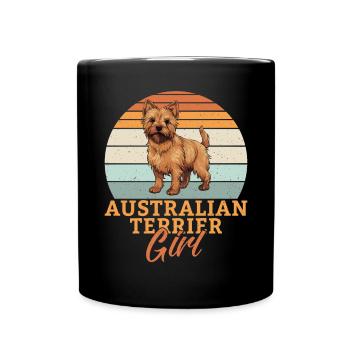 Cadeaux pour terrier australien - Mug uni - noir - Devant