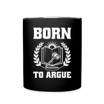 Lawyer Lawyer Court Public Prosecutor - Full Colour Mug - black - Front