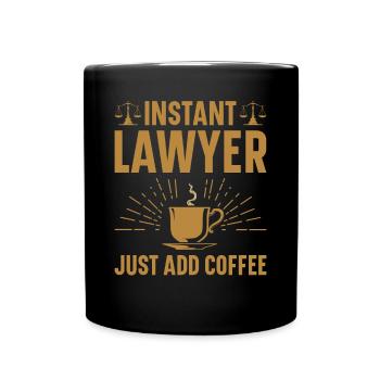 Lawyer Lawyer Court Public Prosecutor - Full Colour Mug - black - Front