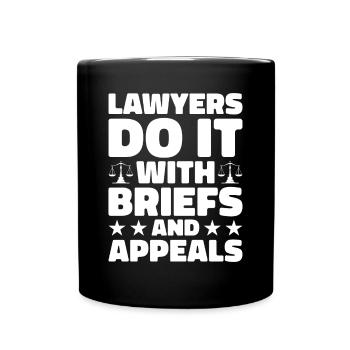 Lawyer Lawyer Court Public Prosecutor - Full Colour Mug - black - Front