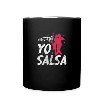 Salsa - Tasse einfarbig - Schwarz - Vorne