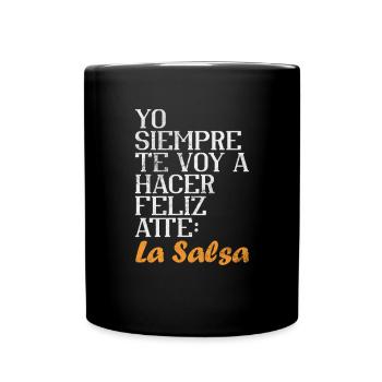 Salsa - Mug uni - noir - Devant
