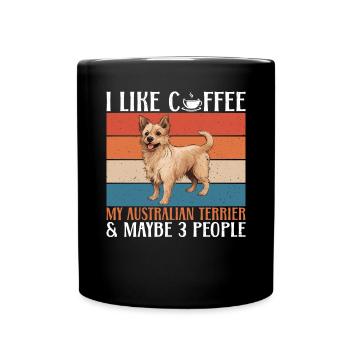 Australian Terrier Gifts - Full Colour Mug - black - Front
