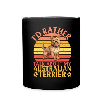 Cadeaux pour terrier australien - Mug uni - noir - Devant