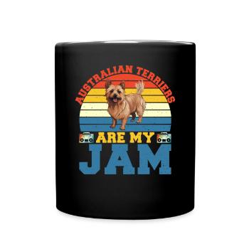 Cadeaux pour terrier australien - Mug uni - noir - Devant