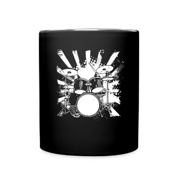 Trapset Zeichnung - Tasse einfarbig - Schwarz - Vorne