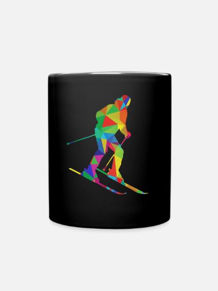 Ski - Mug uni - noir