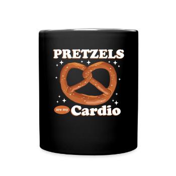 Pretzel Pretzel Lover Pretzels Gift - Full Colour Mug - black - Front