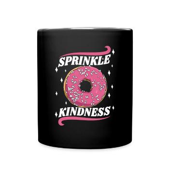 Streusel Freundlichkeit Donut-Maker Glasierter Liebhaber - Tasse einfarbig - Schwarz - Vorne