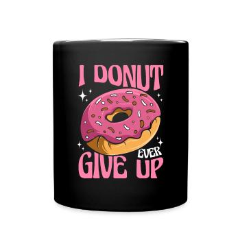 Je n’abandonne jamais l’amateur de beignet glacé - Mug uni - noir - Devant
