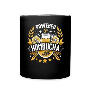 Kombucha Kraft Emblem - Full Colour Mug - black - Front