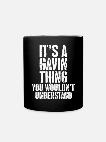C’est un truc de Gavin - Mug uni - noir