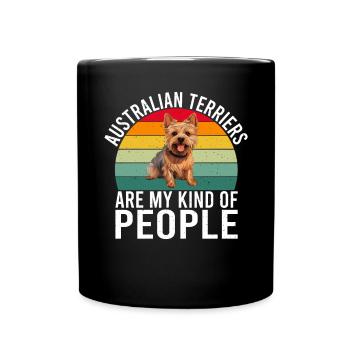 Australian Terrier Gifts - Full Colour Mug - black - Front