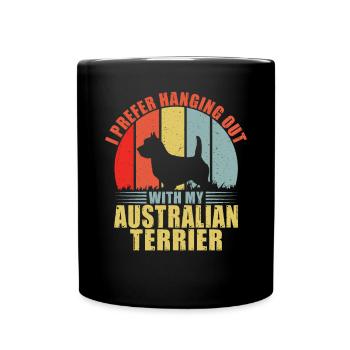 Australian Terrier Gifts - Full Colour Mug - black - Front