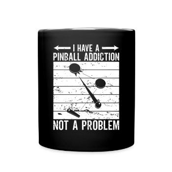 J’ai une idée de flipper Addiction Pinball - Mug uni - noir - Devant