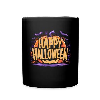 Halloween Costume Zombie Pumpkin Blood Spirit Party - Full Colour Mug - black - Front